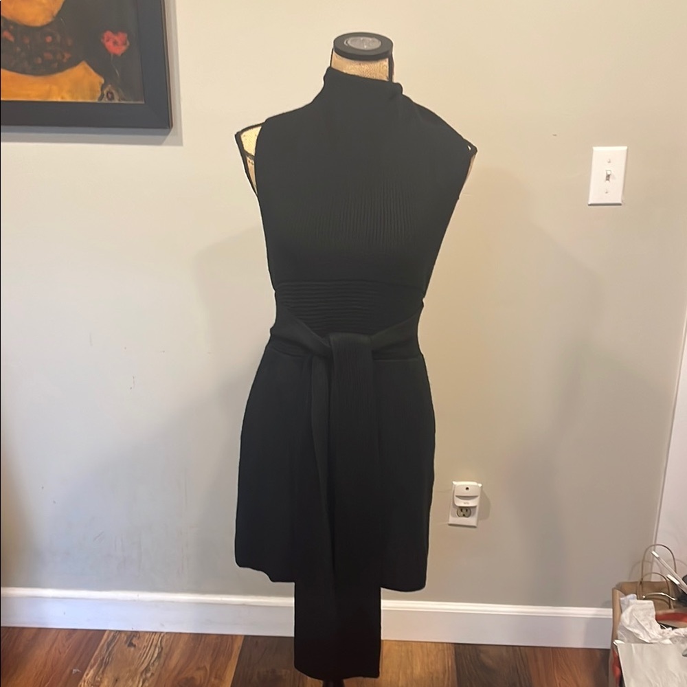 Free People knit open back Black Dress